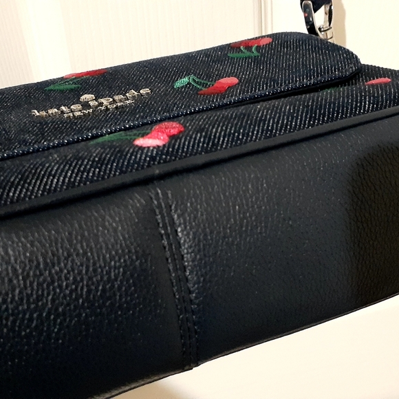Kate Spade Blue Jean Crossbody Bag with Cherry Embroidery - Picture 8 of 17